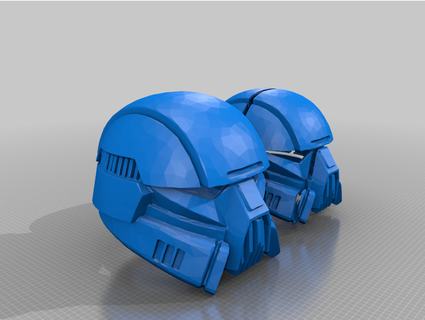 mandaloriano soldado oscuro fase 3 casco eladictoalosverdes 3d print model - Mito3D