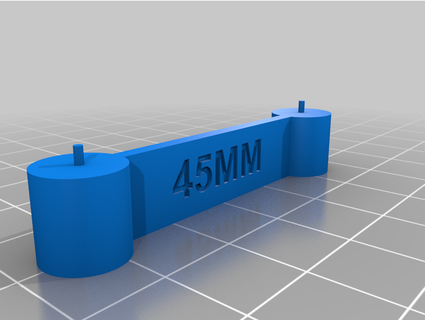 Hantel 45mm Achse Reise Messung Werkzeug jonivanart 3d print model - Mito3D