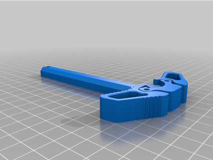 radian style raptor charging handle paar15 vulpix alola 3d print model - Mito3D