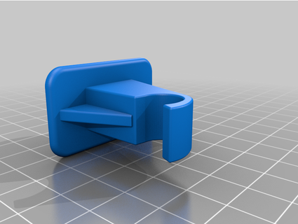 curtain rod bracket melrace 3d print model - Mito3D
