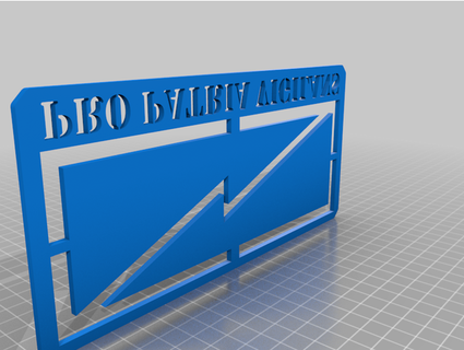 profesyonel ait seyretme şablon 1 8 kalınlık miligram 3d print model - Mito3D