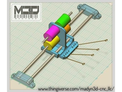 filo carrozza asta avvolgimento madyn3d cnc LLC 3d print model - Mito3D