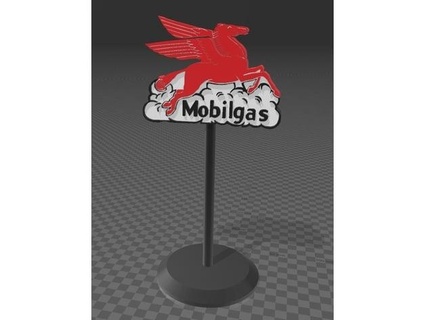 gas station sign 27 0patience 3d print model - Mito3D
