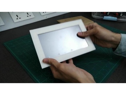 nextion 7 inch lcd frame umer3d 3d print model - Mito3D