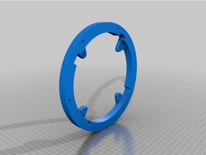subwoofer mount adapter ring - alfa spider 916 harryb 3d print model - Mito3D