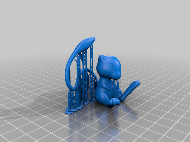 miauler présupporté ballant inc 3D print model - Mito3D