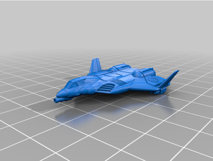 sai aeroespacial combatiente siberiano Troll 3d print model - Mito3D