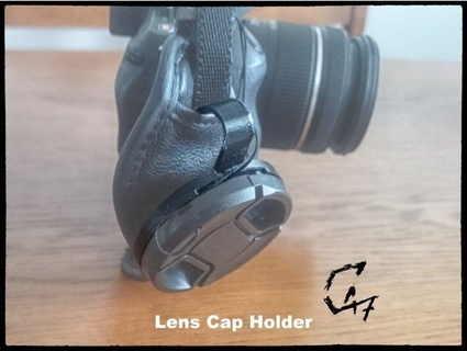 camera lens cap holder clip c47 3d 3d print model - Mito3D