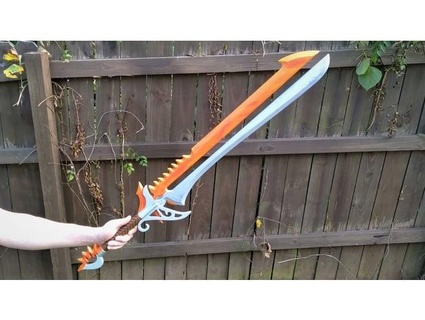 espada guerra paz mtg tekcor17 3d print model - Mito3D