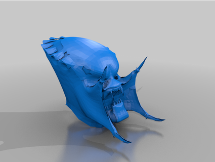 predatore teste crema 3d print model - Mito3D