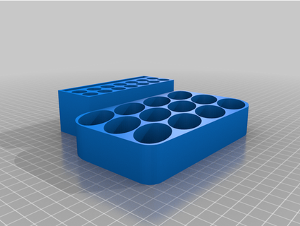 tester tube réactif grille silntobsvr 3d print model - Mito3D