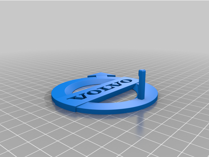 volvo key hanger fitted 3d print model - Mito3D