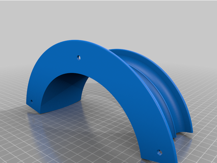 shisha tubo flessibile parete titolare supporto narghilè schlauch capestro astroplayer1 3d print model - Mito3D