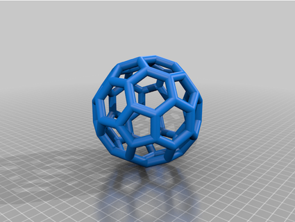 truncated icosahedron shmoee 3d print model - Mito3D