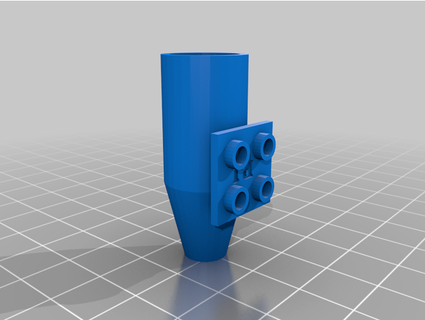 lego engine plane primorskajota 3d print model - Mito3D