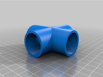 pipe connectors spencerx4 3d print model - Mito3D