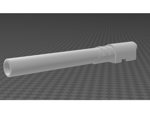 kjw cz75 outer barrel squnx 3D print model - Mito3D