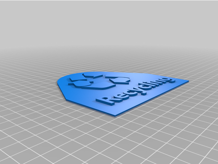 cavalinho bin reciclando placa iairbiscuit 3d print model - Mito3D
