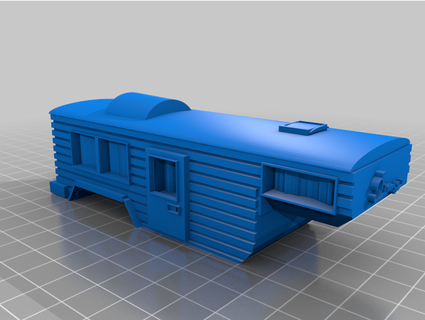 old fifth wheel trailer nukecore52 3d print model - Mito3D