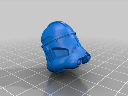 clone trooper helmet phase 2 solid figlesias793 3d print model - Mito3D