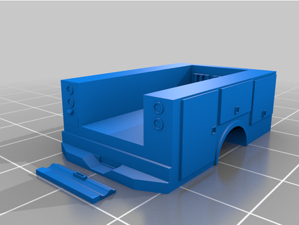 1 64 utility pickup bed nukecore52 3d print model - Mito3D