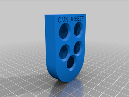 omnibreeze costco ventilador controlo remoto suporte docboyales 3d print model - Mito3D