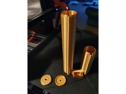 gel blaster airsoft 111v battery case m4 style butt stocks gravelsandwich 3d print model - Mito3D