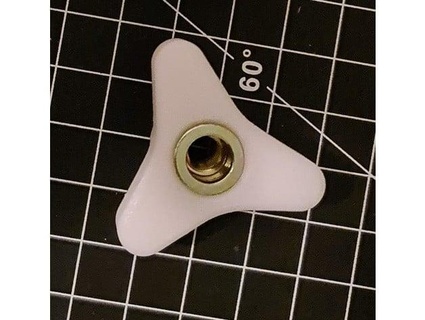 star type knob djnolan 3d print model - Mito3D