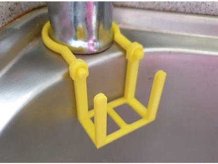 kitchen sink sponge holder ifeyes-3d tat 3d print model - Mito3D