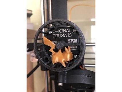 Pikachu motor rotação indicador gedkerezis 3d print model - Mito3D