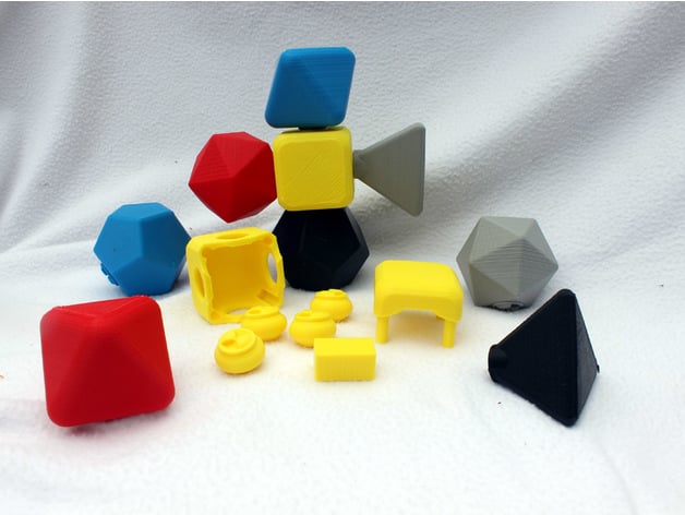 platônico sólidos escrivaninha enfeite pmoews 3D print model - Mito3D