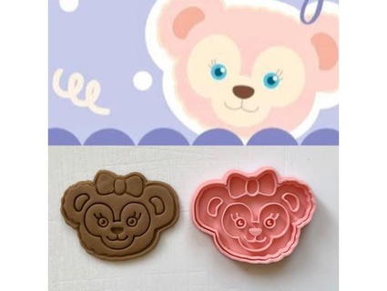 duffy friends - shellie may bear cookie cutter stamp elke gunawan 3d print model - Mito3D