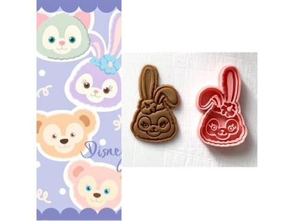duffy amici stella lou coniglietto coniglio biscotto taglierina francobollo ogni gunawan 3d print model - Mito3D