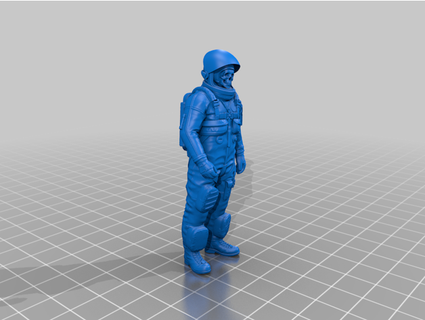tot Kosmonaut Schädel Astronaut Remix robofremen 3d print model - Mito3D