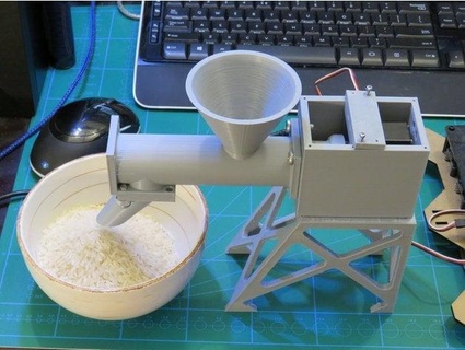 tarière peser mangeoire texasbelle 3d print model - Mito3D