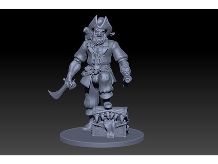 pirate boss mimic pet multiverse3ddesigns 3d print model - Mito3D