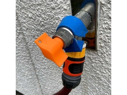 rubinetto chiave acqua tubo flessibile fallo male 3d print model - Mito3D