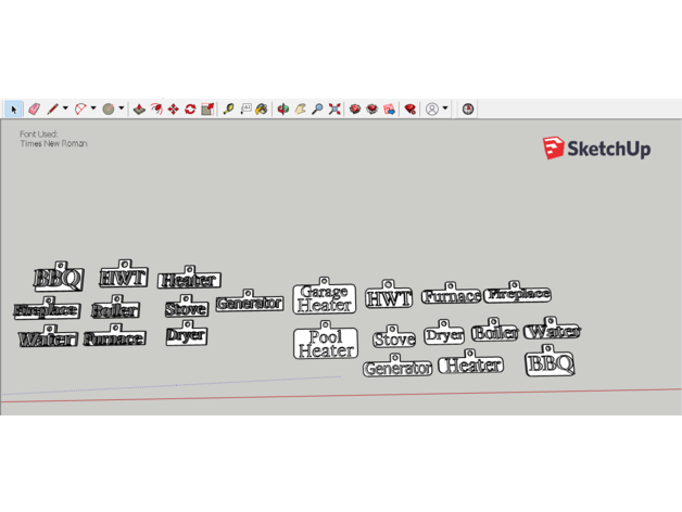 gaz etiketleri saman endüstrisi 3D print model - Mito3D