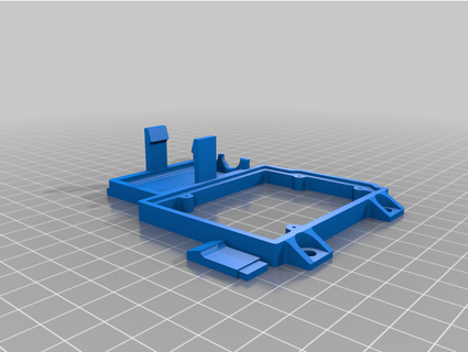 arduino uno 9 volt battery combo mount exzied 3d print model - Mito3D