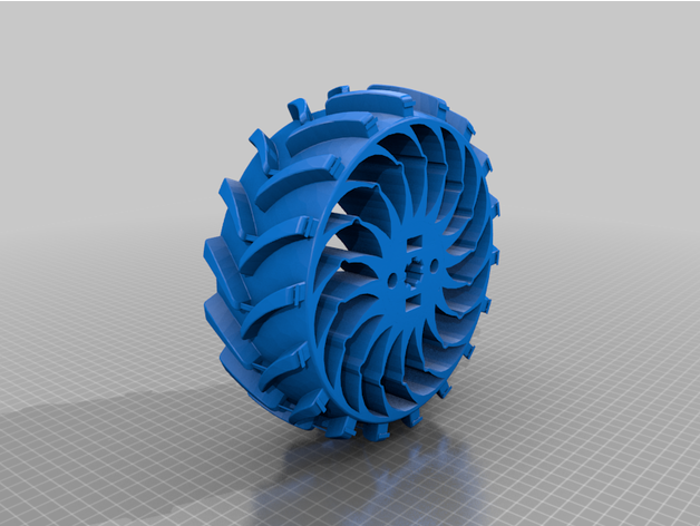 Robomow rs630 210 mm roue jupe 3D print model - Mito3D