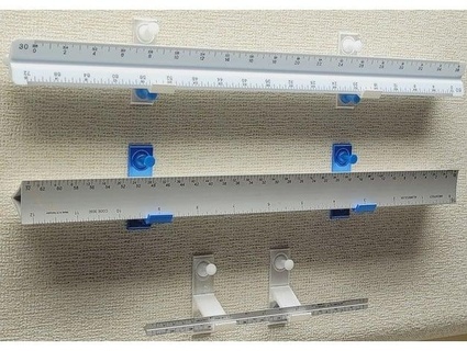 tackboard ruler holder bradw0051 3d print model - Mito3D