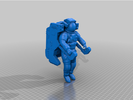 corrected nasa astronaut sebasmtl  3d print model - Mito3D
