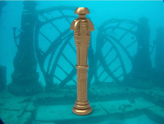 signori guerra atlantis d'oro totem statua bigmrtong 3D print model - Mito3D