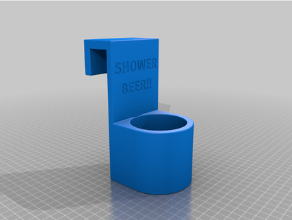 shower beer holder leighforsythe 3d print model - Mito3D