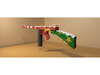 pubg Thompson tabanca re3define 3d print model - Mito3D