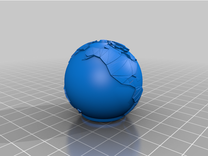 globe davebch 3d print model - Mito3D