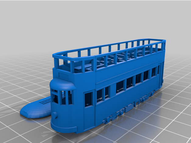 feltham tramcar n gauge dereksmith 3D print model - Mito3D