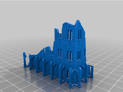 basilica rovine pezzi custode lupi 3d print model - Mito3D
