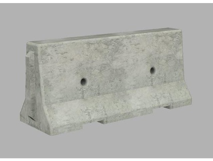 çimento bariyer destek hay aksi 3d print model - Mito3D