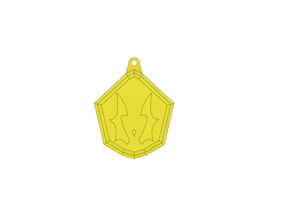 she ra Obliger capitaine badge porte clés Barry Bolin 3d print model - Mito3D